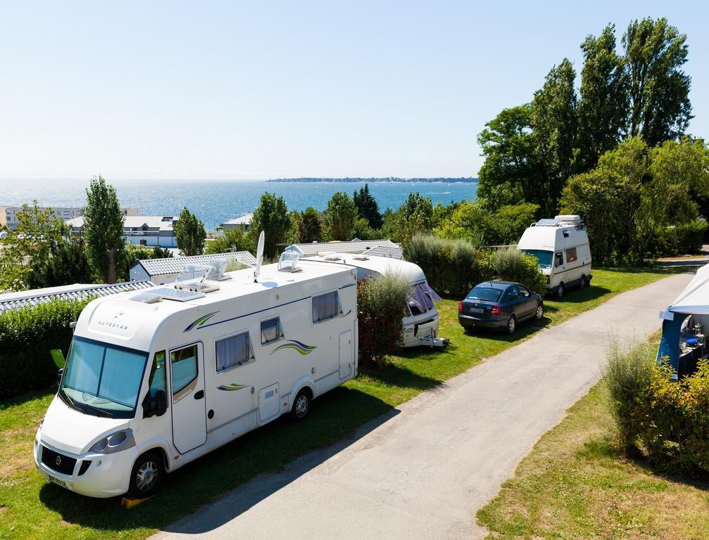 Camping Les Sables Blancs Concarneau Exterior foto